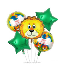 5pcs Party Set Ballons de joyeux anniversaire